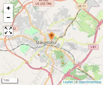 Map of Elk Hill Staunton School