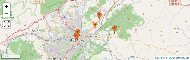 Related schools map