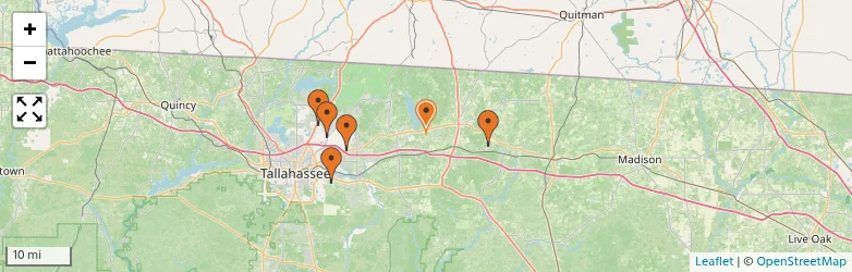 Related schools map
