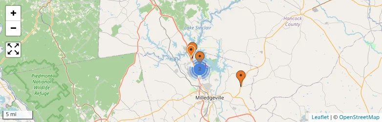 Related schools map