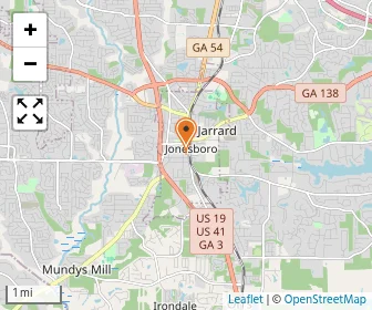 Map of Jonesboro United Methodist Preschool And Primary