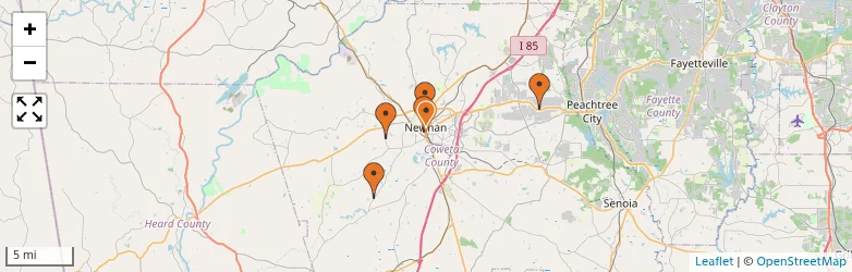 Related schools map
