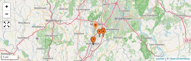 Related schools map