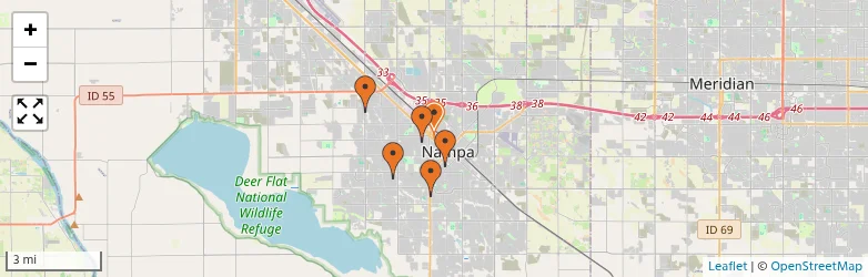 Related schools map