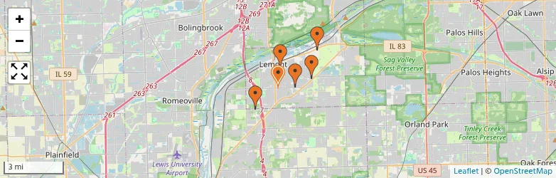 Related schools map