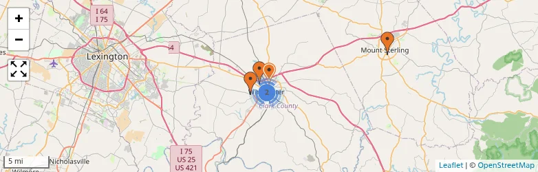 Related schools map
