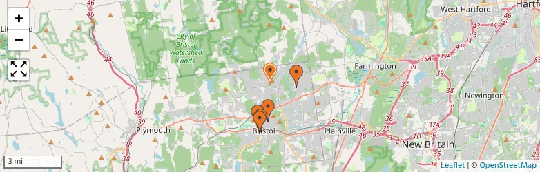 Related schools map