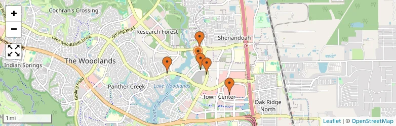 Related schools map