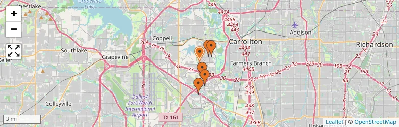 Related schools map