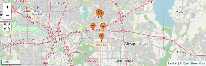 Related schools map