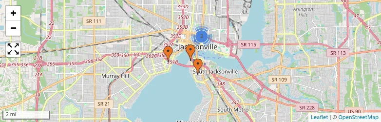 Related schools map