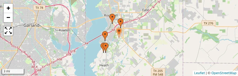 Related schools map