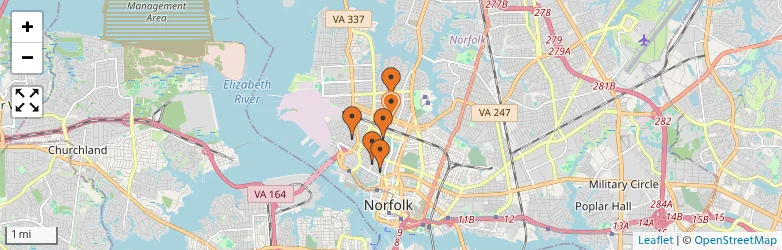 Related schools map