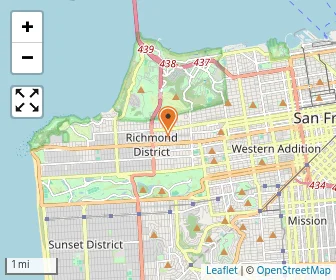 Map of San Francisco Girls School