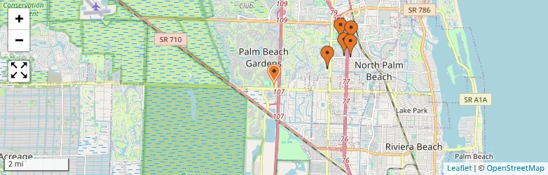 Related schools map