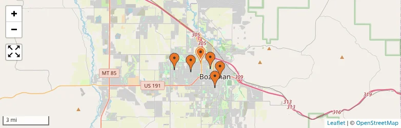 Related schools map