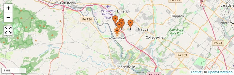 Related schools map