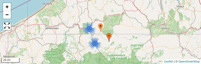 Related schools map