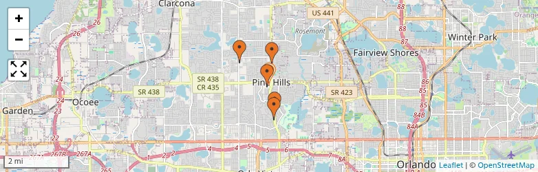 Related schools map