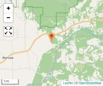 Map of Reitz Crossing Amish School