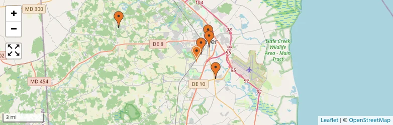 Related schools map