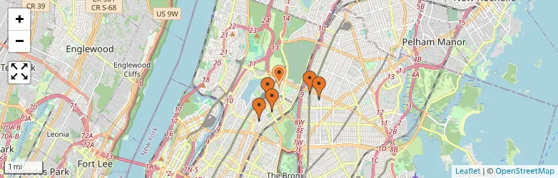 Related schools map
