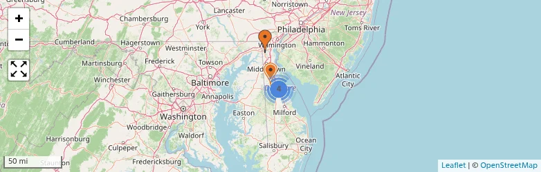 Related schools map