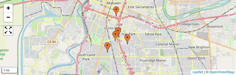 Related schools map