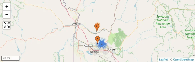 Related schools map