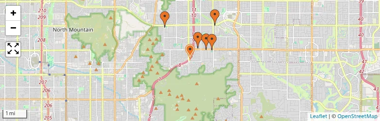 Related schools map