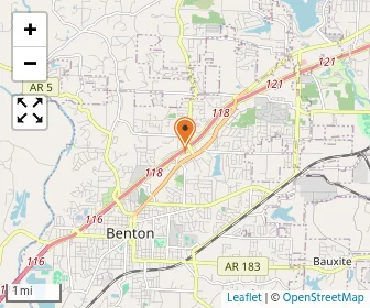 Map of First Lutheran School - Benton