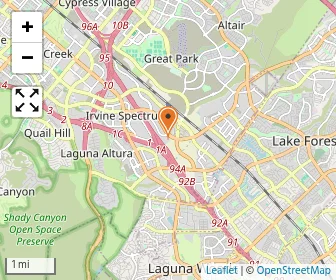 Map of LePort Montessori School Irvine Spectrum North