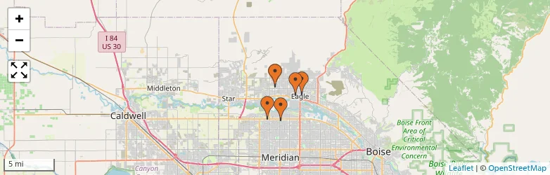 Related schools map