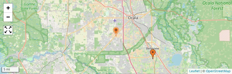 Related schools map