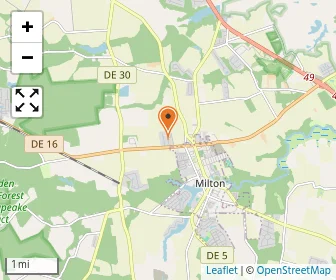 Map of Delmarva Christian Schools Milton Campus