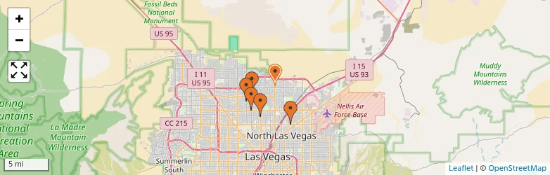 Related schools map