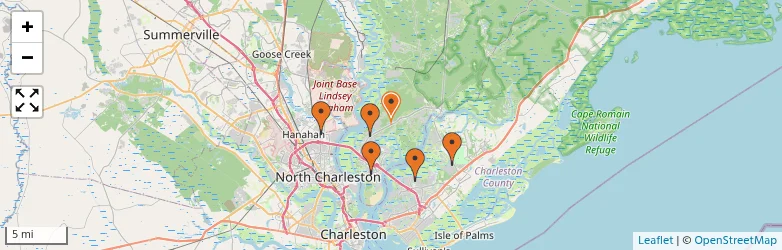 Related schools map