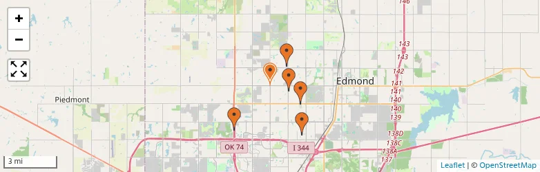 Related schools map