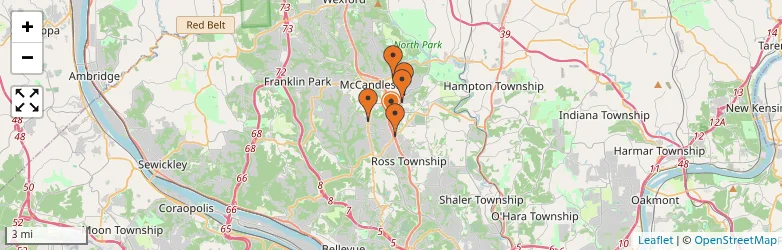 Related schools map