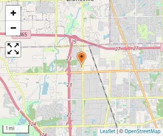 Map of Trader's Point KinderCare
