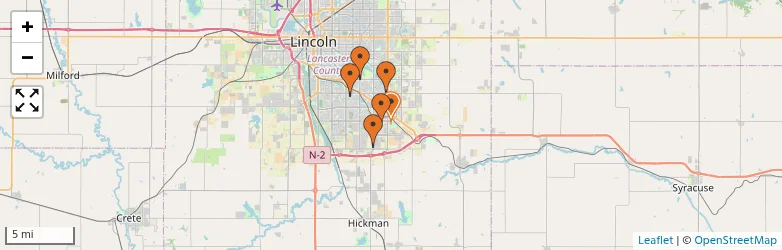 Related schools map