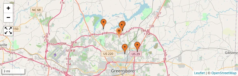 Related schools map