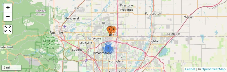 Related schools map