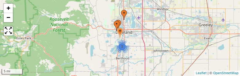 Related schools map