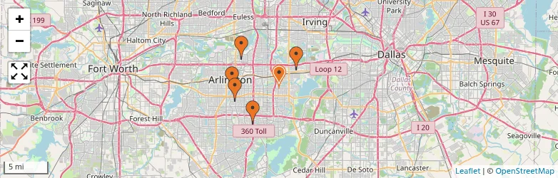 Related schools map