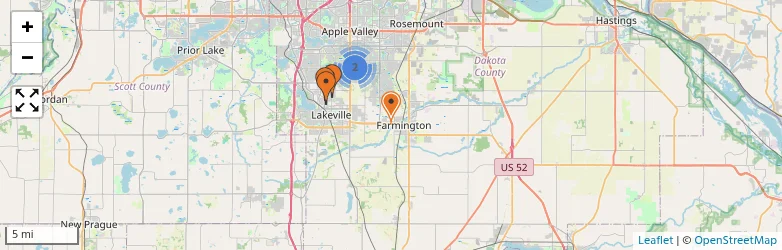 Related schools map