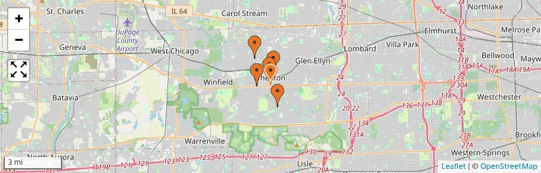 Related schools map