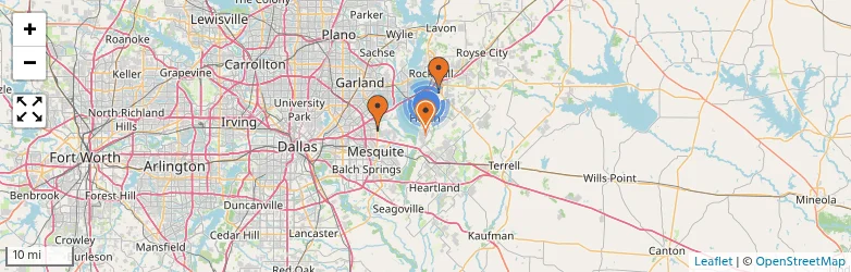 Related schools map
