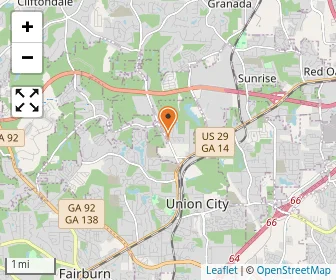 Map of South Fulton KinderCare