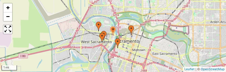 Related schools map